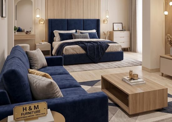 Beds and sofa sets for 2 BHK 3 BHK 4 BHK in Ahmedabad