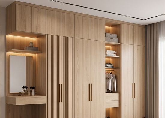 Modular wardrobes designs in Ahmedabad South Bopal